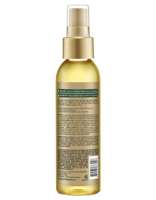 African Pride - Olive Miracle Heat Protection & Shine Mist 4oz
