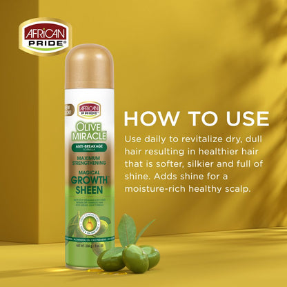 African Pride - Olive Miracle Magical Growth Sheen 8oz