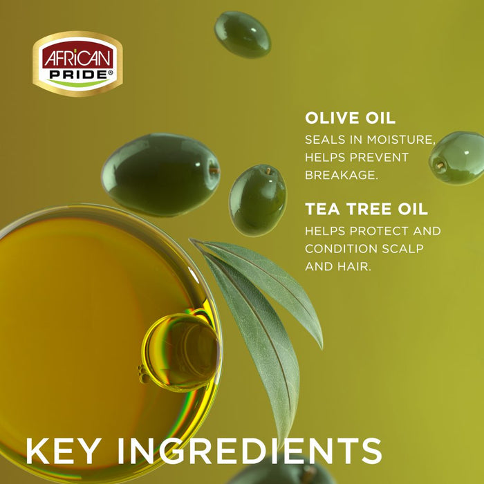 African Pride - Olive Miracle Super Hold & Smooth Edges 2.25oz
