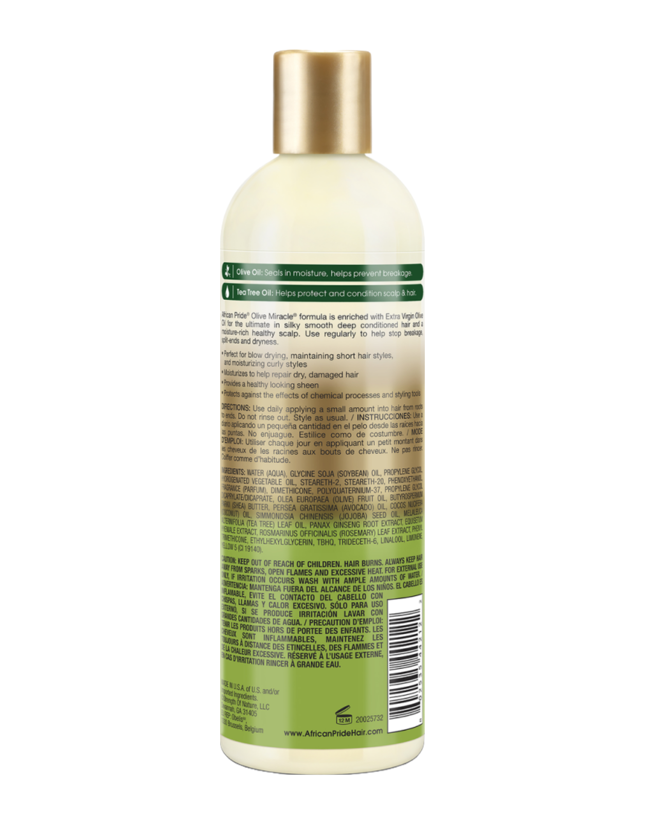 African Pride - Olive Miracle Growth Lotion 12oz