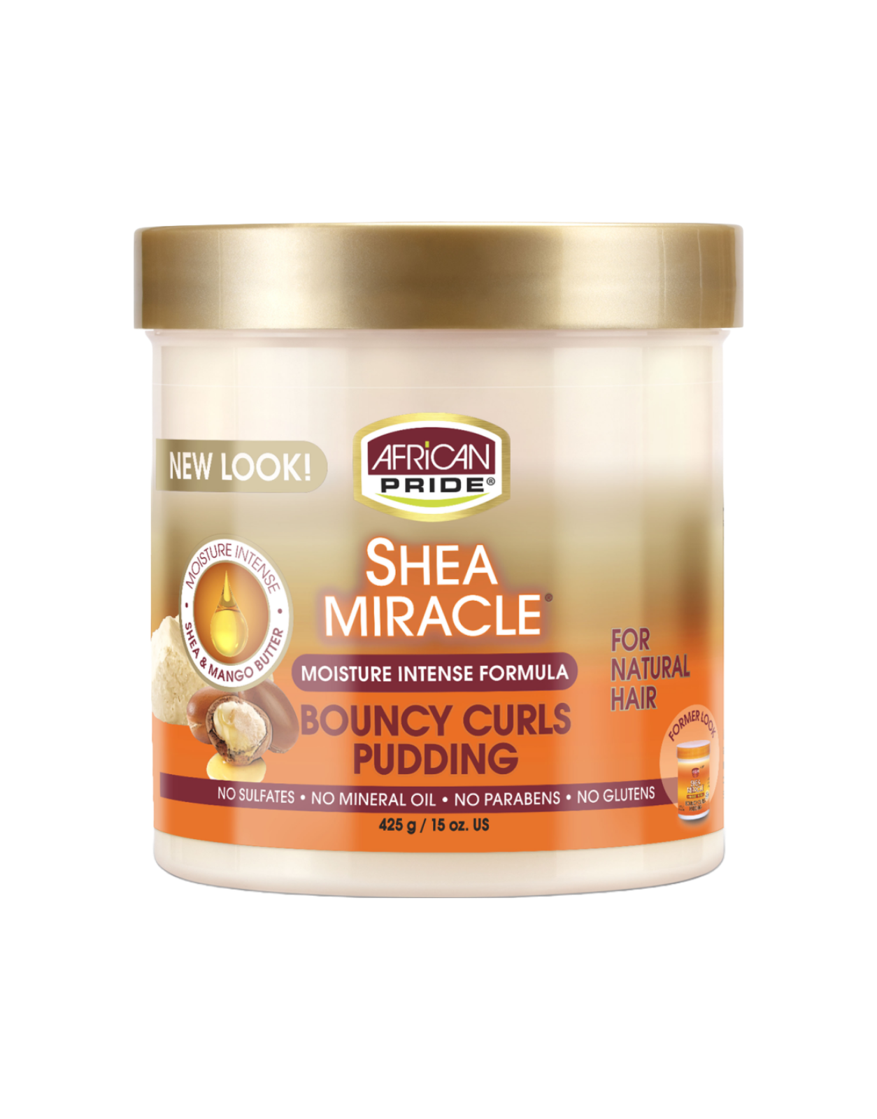 African Pride - Shea Butter Miracle Bouncy Curls Pudding 15oz