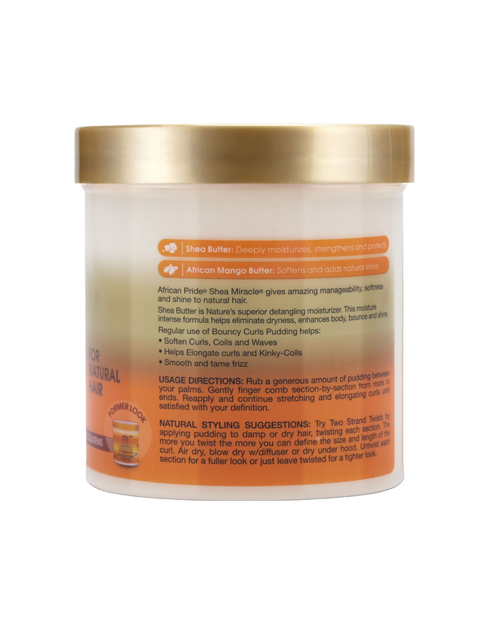 African Pride - Shea Butter Miracle Bouncy Curls Pudding 15oz