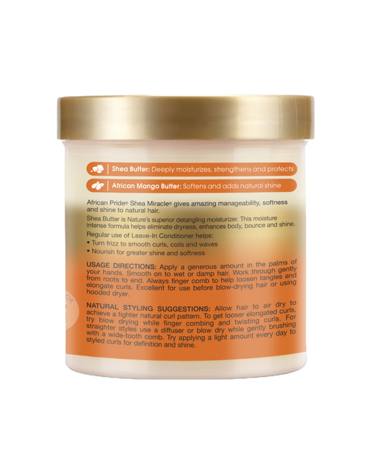 African Pride - Shea Butter Miracle Leave-In Conditioner 15oz