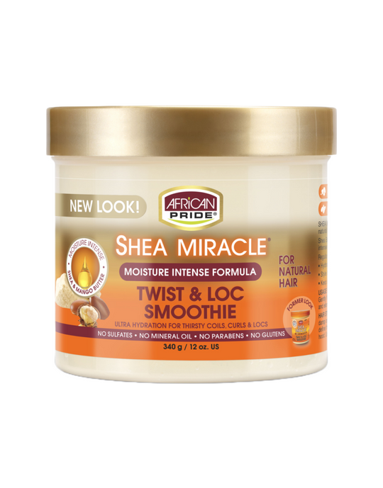 African Pride - Shea Miracle Twist &amp; Loc Smoothie 12oz