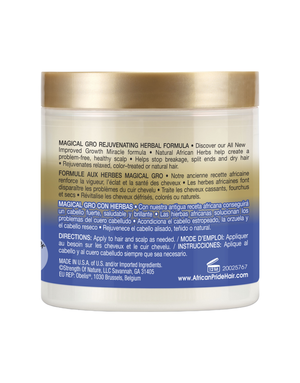 African Pride - Magical Gro Rejuvenating Herbal Formula 5.3oz