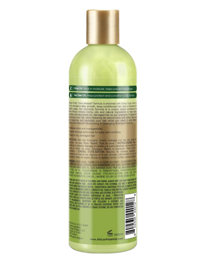 African Pride - Olive Miracle 2 in 1 Shampoo and Conditioner 12oz