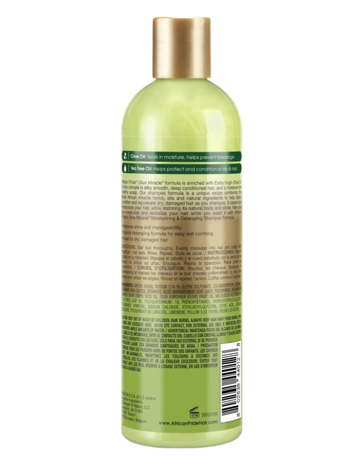 African Pride - Olive Miracle 2 in 1 Shampoo and Conditioner 12oz