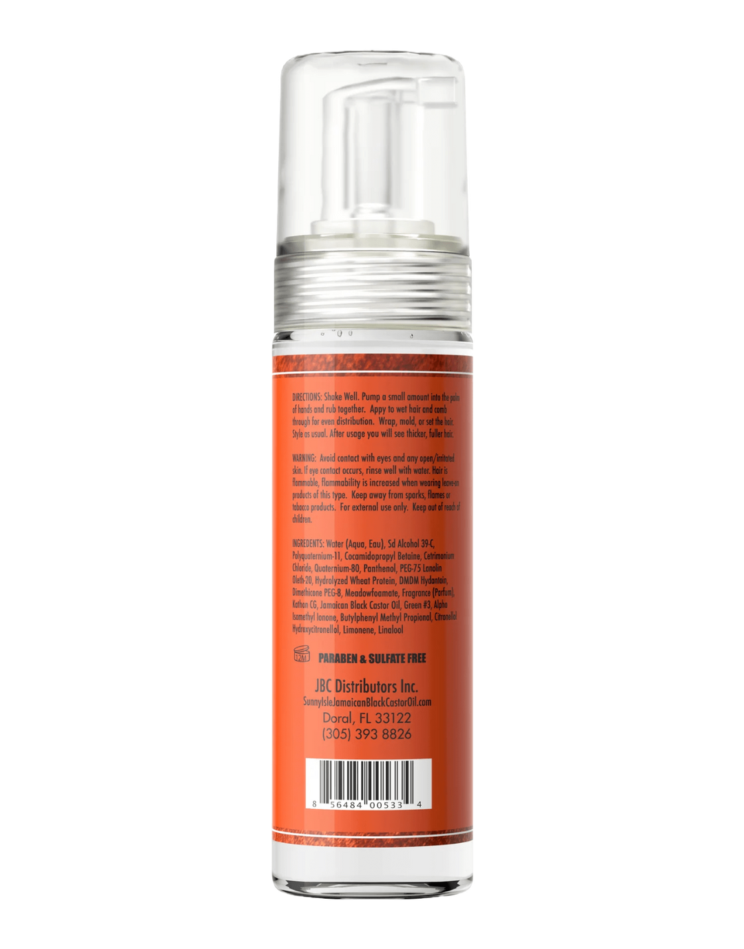 Sunny Isle - Jamaican Black Castor Oil Mousse Wrap, Set, Twist