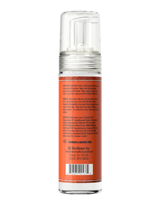 Sunny Isle - Jamaican Black Castor Oil Mousse Wrap, Set, Twist
