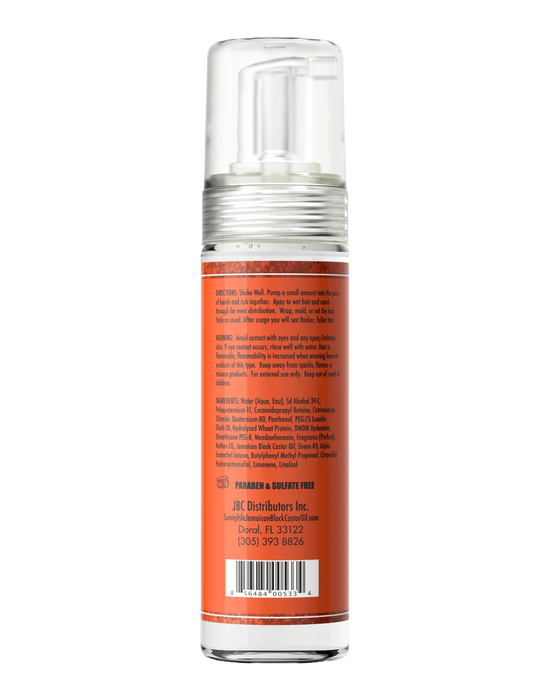 Sunny Isle - Jamaican Black Castor Oil Mousse Wrap, Set, Twist