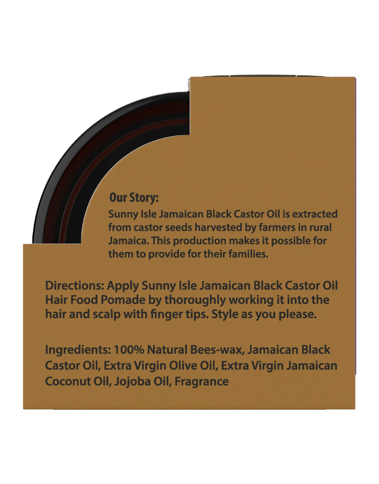 Sunny Isle - Jamaican Black Castor Oil Extra Dark Hair Food Pomade