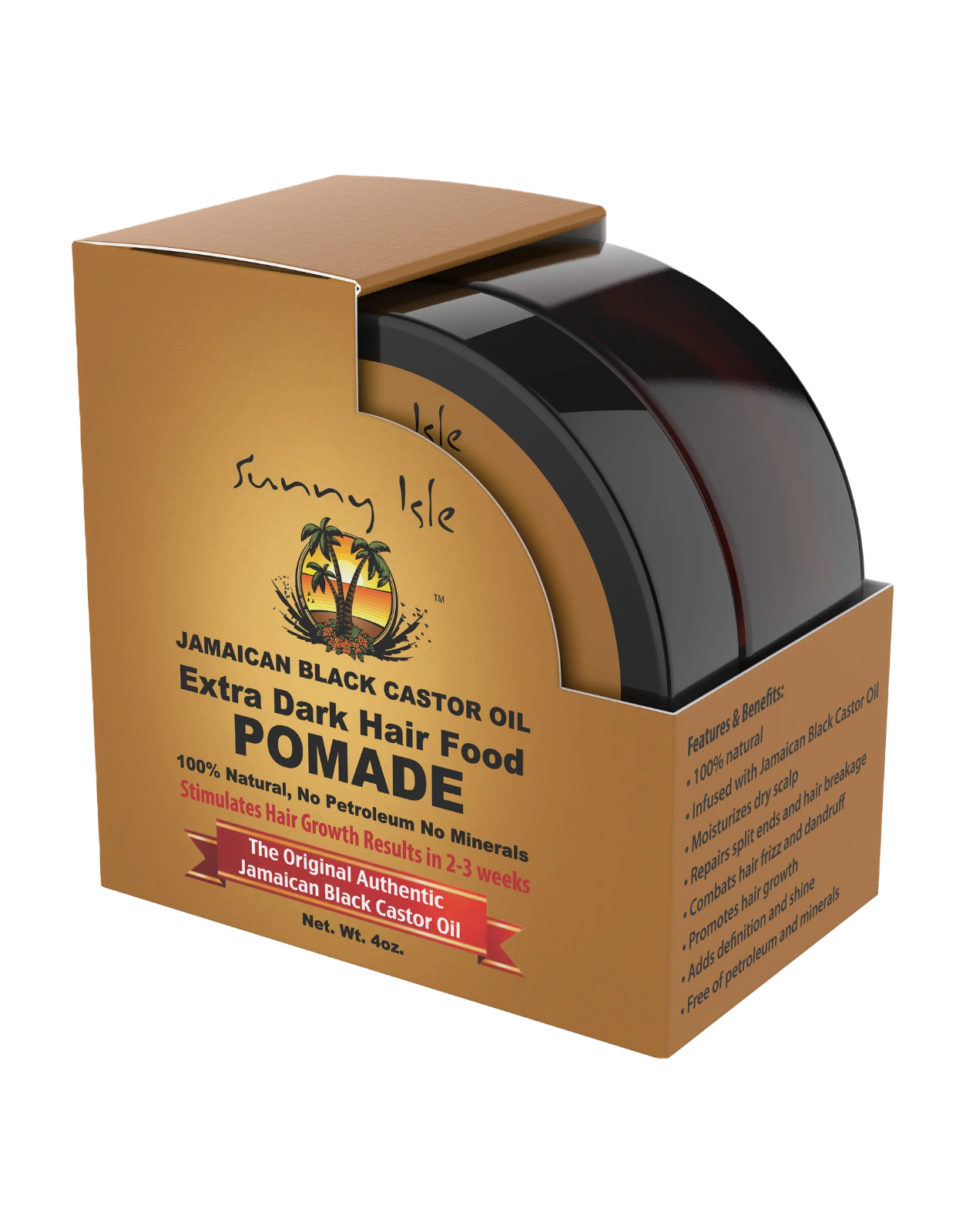 Sunny Isle - Jamaican Black Castor Oil Extra Dark Hair Food Pomade