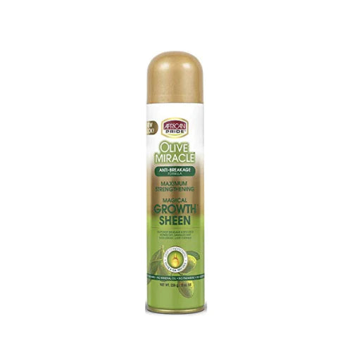 African Pride Olive Miracle Growth Sheen Spray 8oz