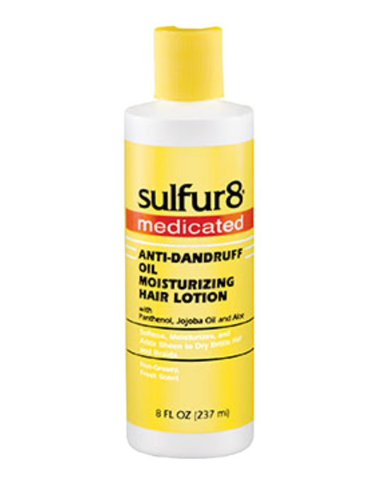 Sulfur8 - Medicated Anti-Dandruff Oil Moisturizing Hair Lotion