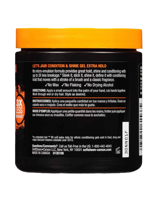 SoftSheen Carson - Let's Jam Condition & Shine Gel (Extra Hold)
