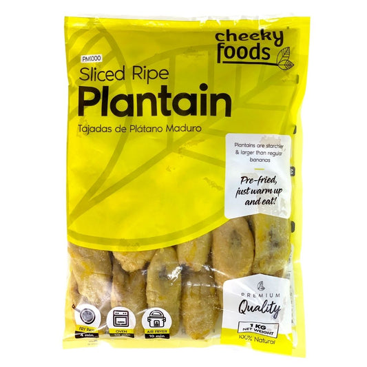 Sliced Ripe Plantain Cheeky Foods (1kg)