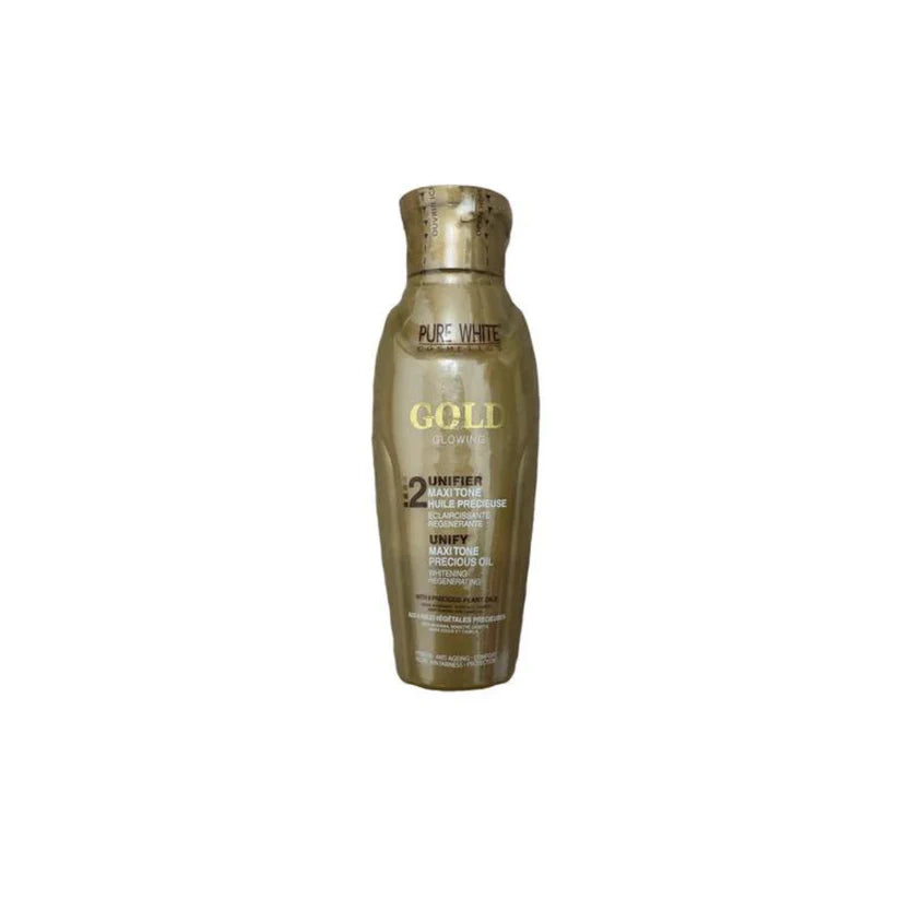 Pure White Cosmetics Gold Glowing Oil (Unifier) #2 100ml