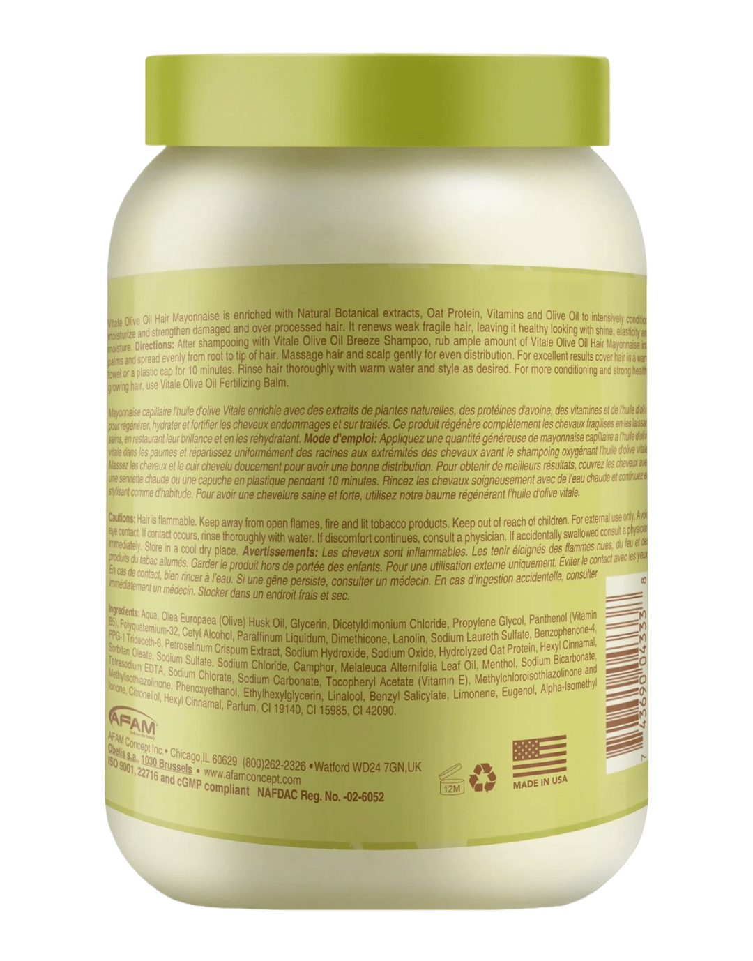 Vitale - Olive Oil Hair Mayonnaise