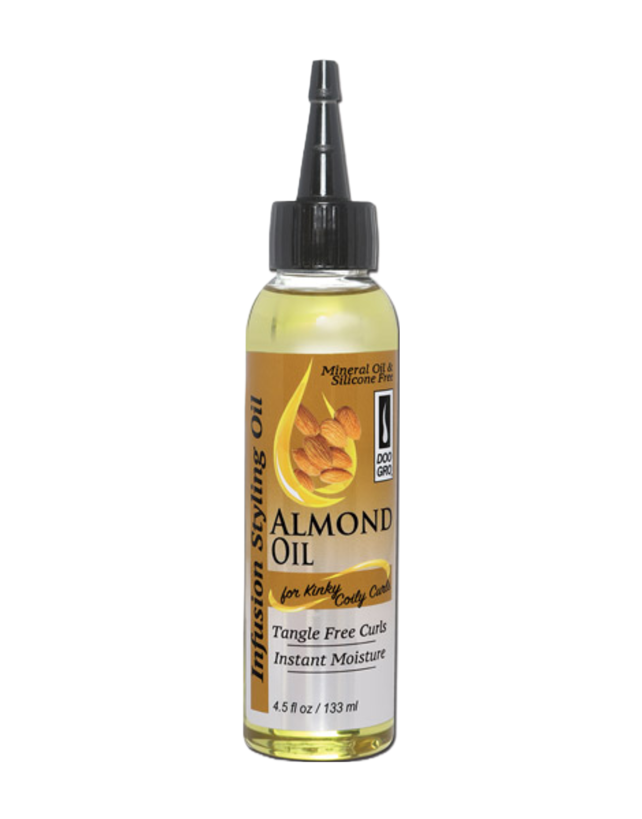 DOO GRO - Infusion Styling Oil with Almond Oil for Kinky Coily Curls