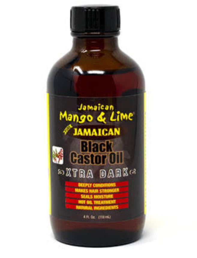 Jamaican Mango &amp; Lime Black Castor Oil Xtra Dark 4oz