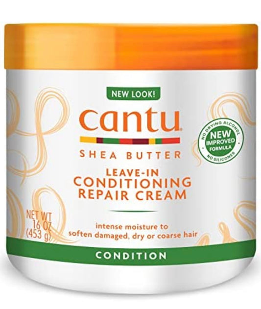 Cantu Shea Butter Leave-in conditioning repair cream 16oz