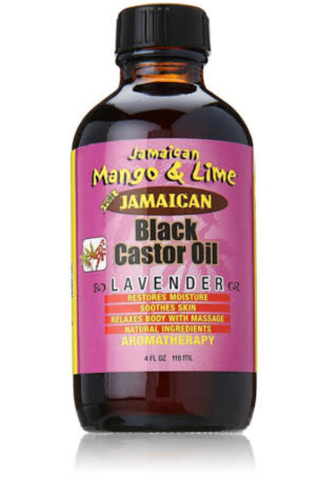 JML black castor oil lavender 4oz