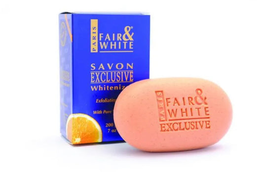 Fair & White Exclusive Whitenizer Exfoliating Soap with Vitamin C 200g