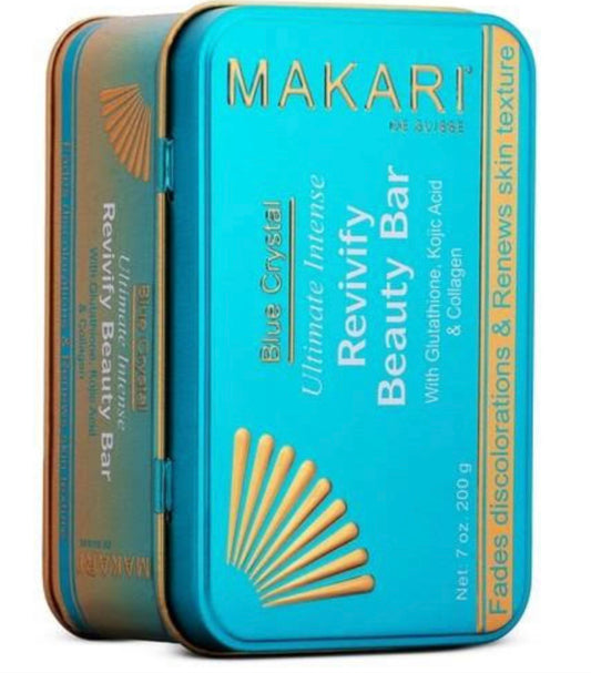 Makari Blue Crystal Ultimate intense Revivify Beauty Bar 200g