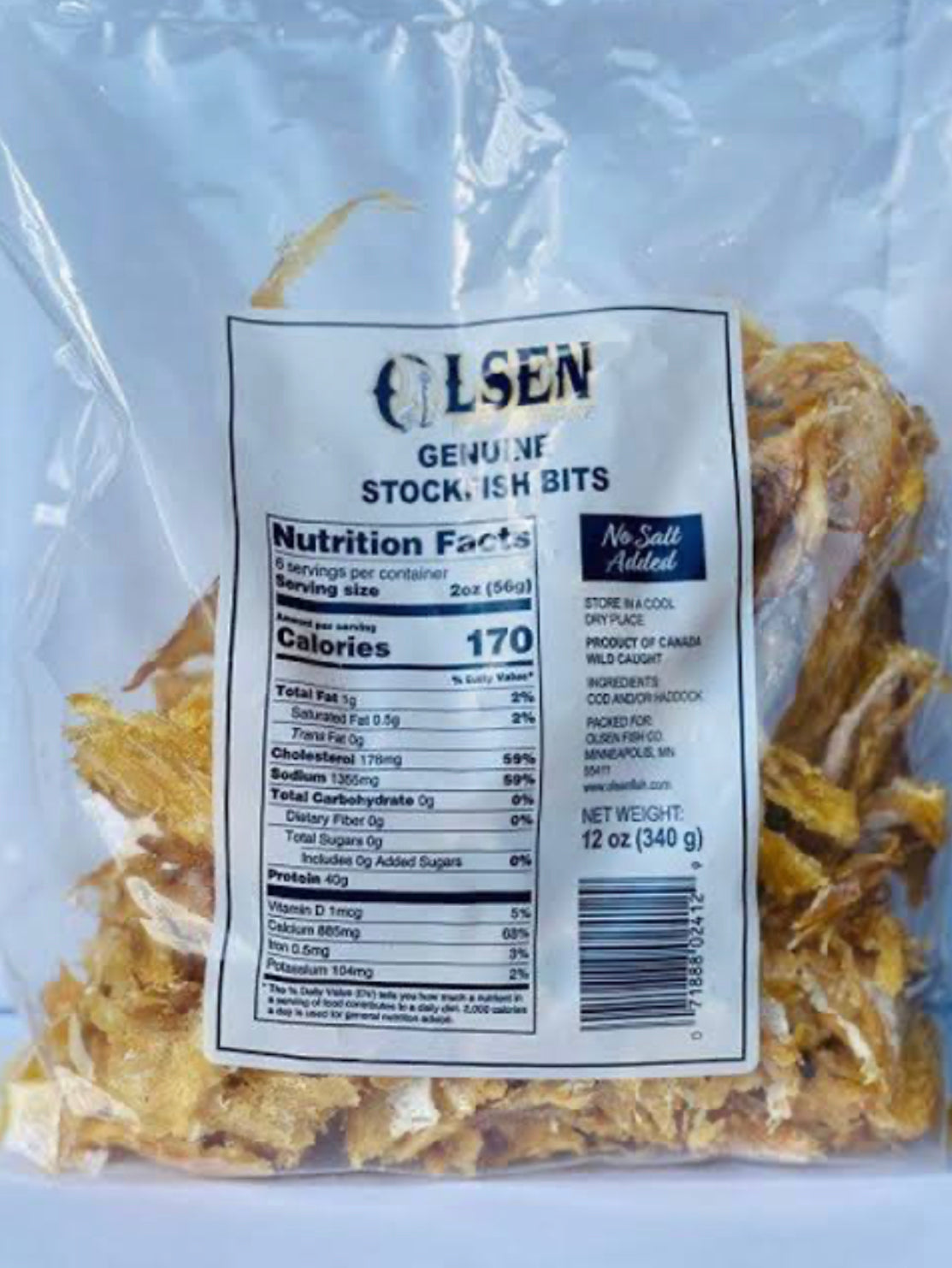 Stockfish bits (Olsens) 340g