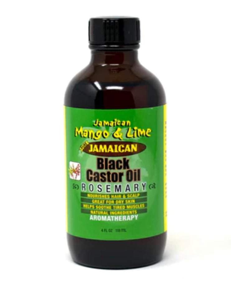 Jamaican Mango & Lime Black Castor Oil Rosemary 4oz