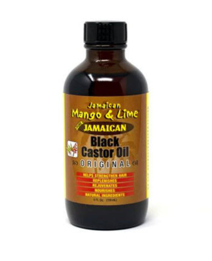 Jamaican Mango &amp; Lime Black Castor Oil Original 4oz