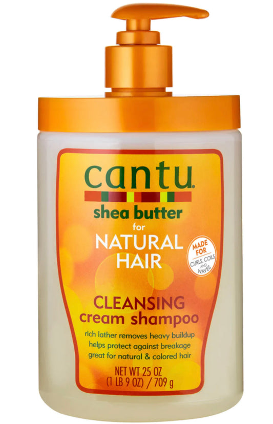 CANTU shea butter for natural hair sulfate free cleaning cream shampoo 25oz