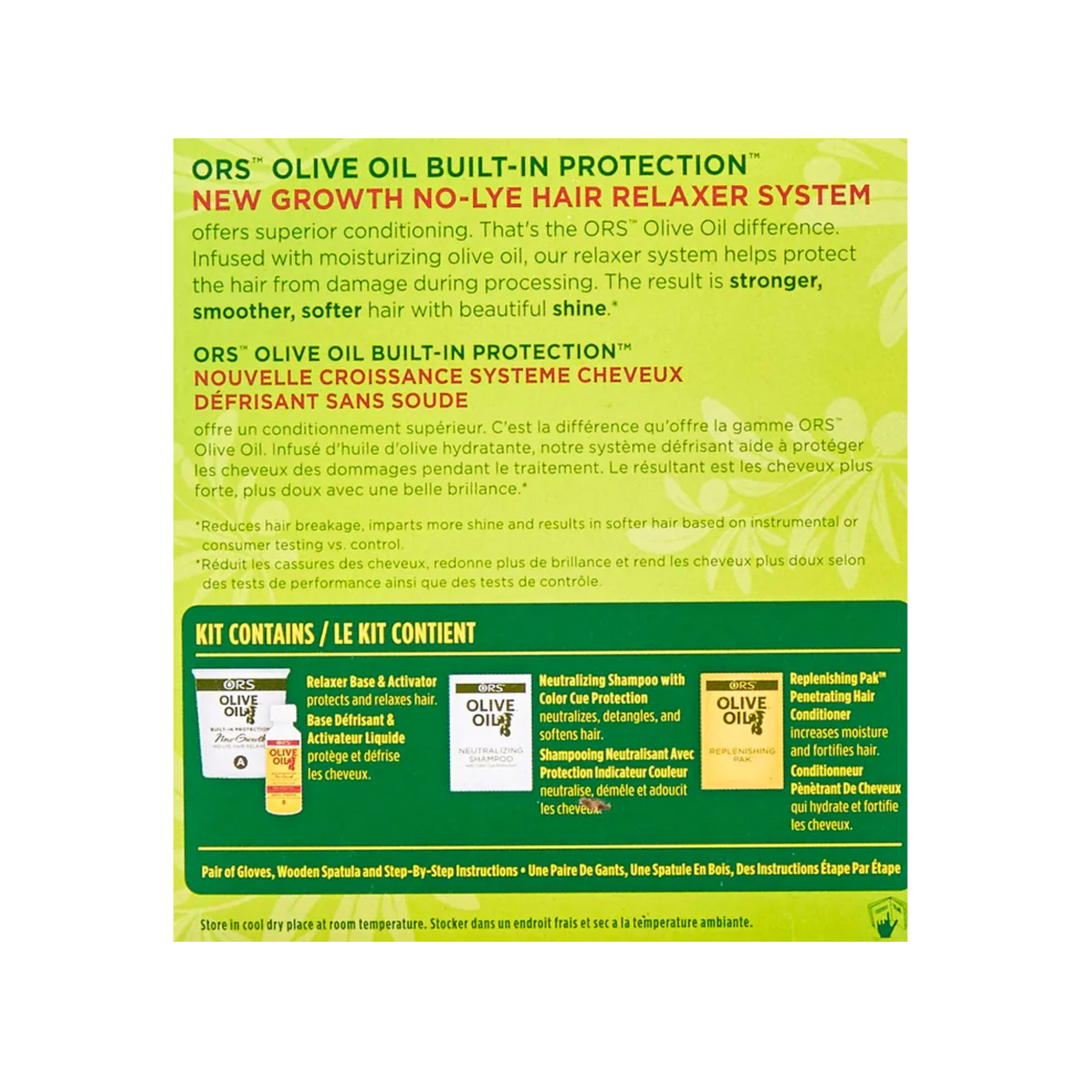 ORS - Olive Oil Built-In Protection New Growth No-Lye Hair Relaxer (Normal)