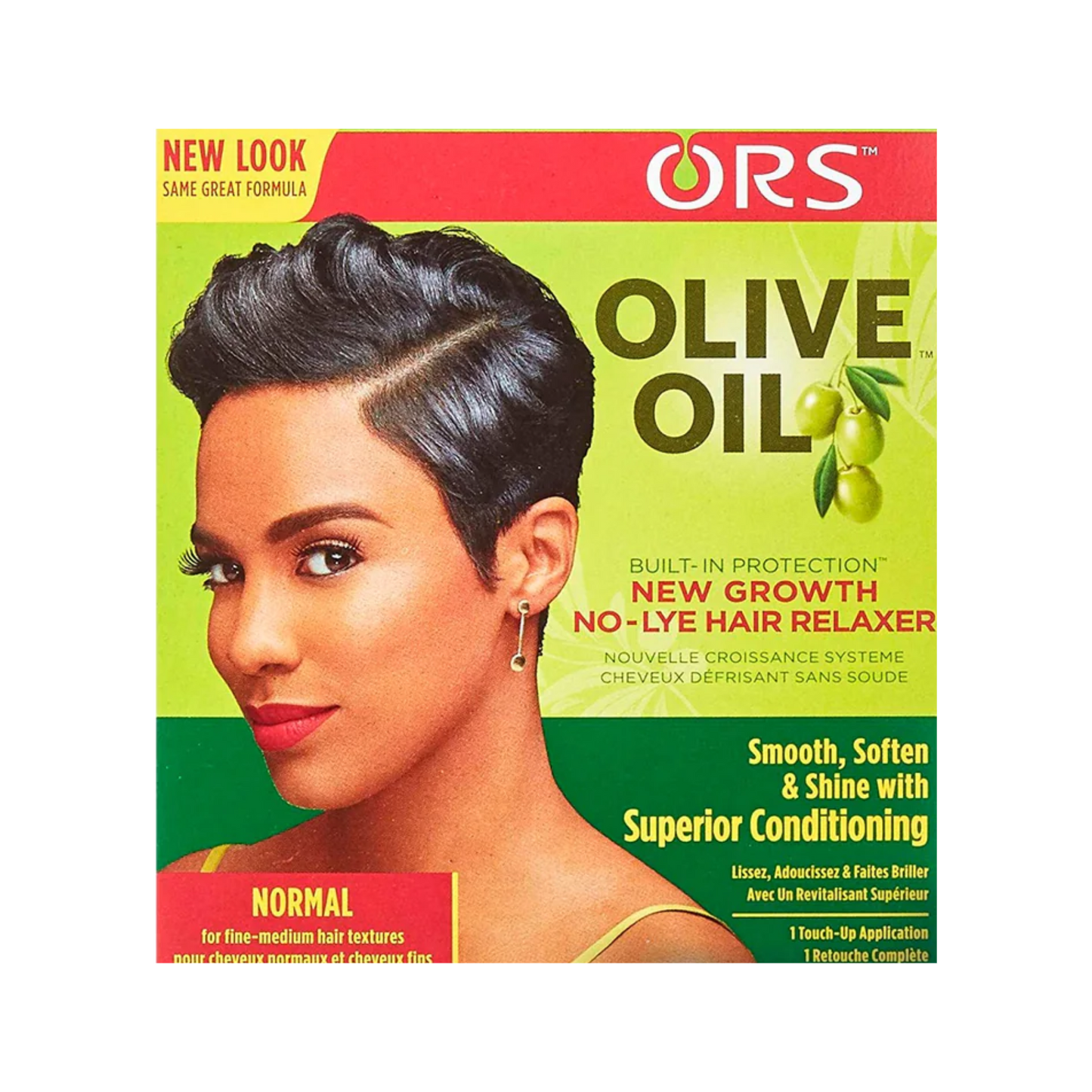 ORS - Olive Oil Built-In Protection New Growth No-Lye Hair Relaxer (Normal)
