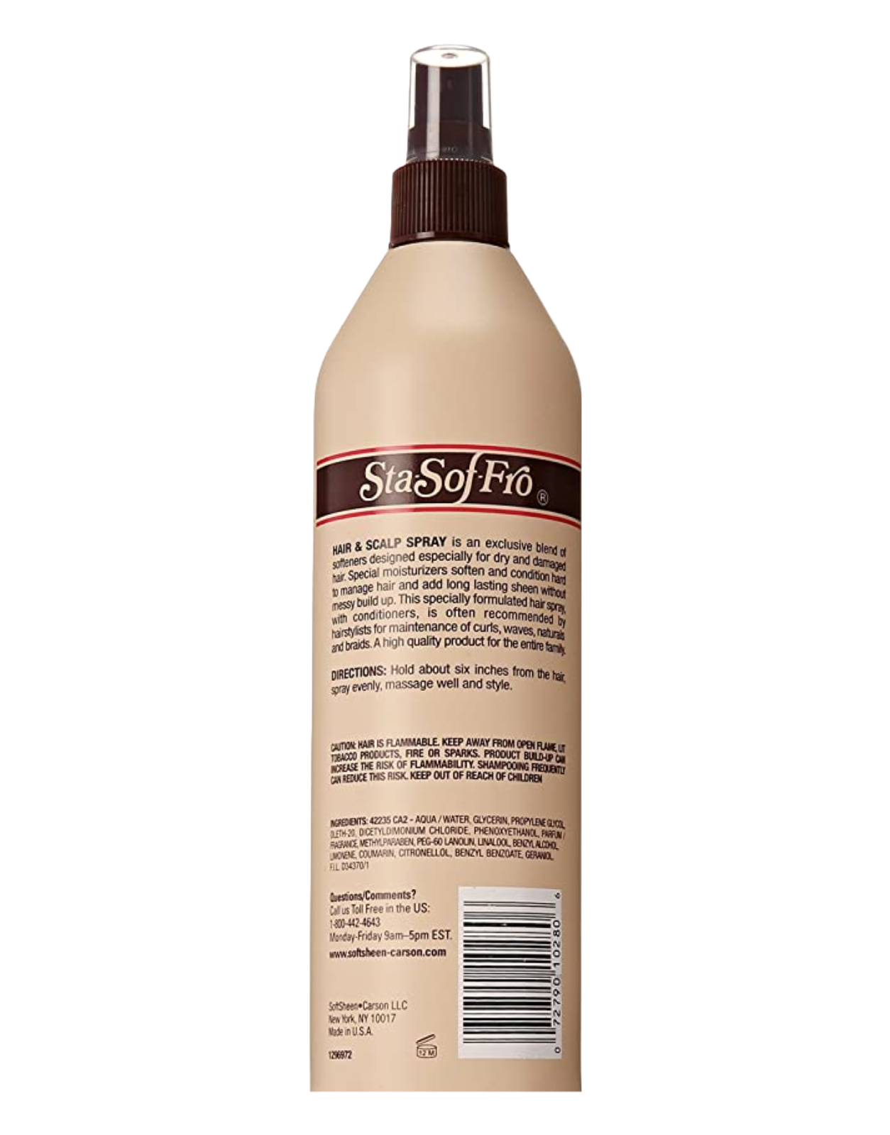 SoftSheen Carson - StaSofFro Hair & Scalp Spray