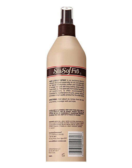 SoftSheen Carson - StaSofFro Hair & Scalp Spray