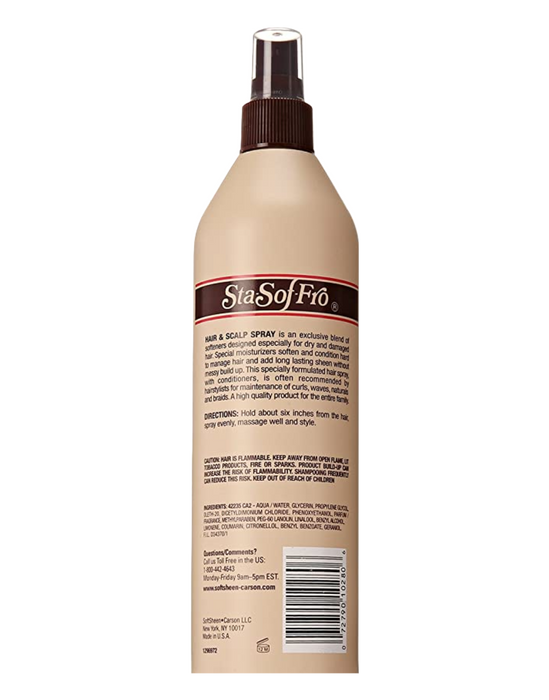 SoftSheen Carson - StaSofFro Hair & Scalp Spray