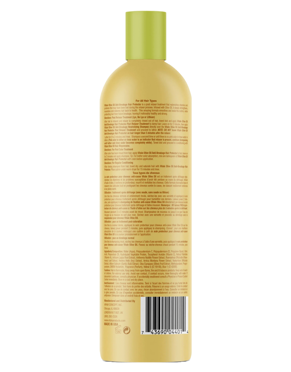 Vitale - Olive Oil Anti-Breakage Hair Protector